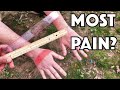 Which hurts more? Wood Vs Plastic Yardstick