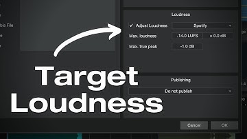 Target Loudness in #StudioOne