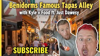 BENIDORMS Famous TAPAS ALLEY | TOURIST TRAP? Or GOOD??