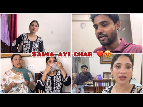 Saima ayi ghar ❤️✨ || Epic challenge shoot kiya 😅