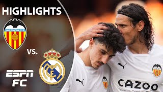 Valencia vs. Real Madrid | LaLiga Highlights | ESPN FC