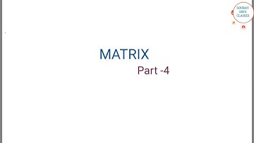 Methods of Matrices | Math becomes easy I Quick Calculation Method #Sourav Sir