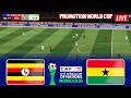 🔴UGANDA vs GHANA PROMOTION FIFA WORLD CUP U-17 2026 SEMIFINAL AFRICA ZONE ⚽ FOOTBALL GAMEPLAY HD