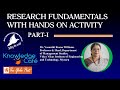Research fundamentals with hands on activity dr vasanthi reena williams