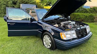 1995 Mercedes-Benz E300 DIESEL 1 owner 8k miles !!! Midnight blue interior/Engine 5/30/24