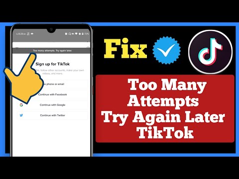 Too many attempts try again later tiktok - Tiktok Login Problem Solved | tiktok too many attempts