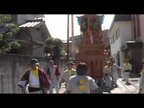 西条祭り2010　伊曾乃祭礼　新町泉　神拝校区２　榮町上組.avi