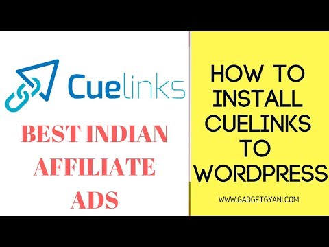 How To Install Cuelinks To Your Wordpress Website | Cuelinks Ads