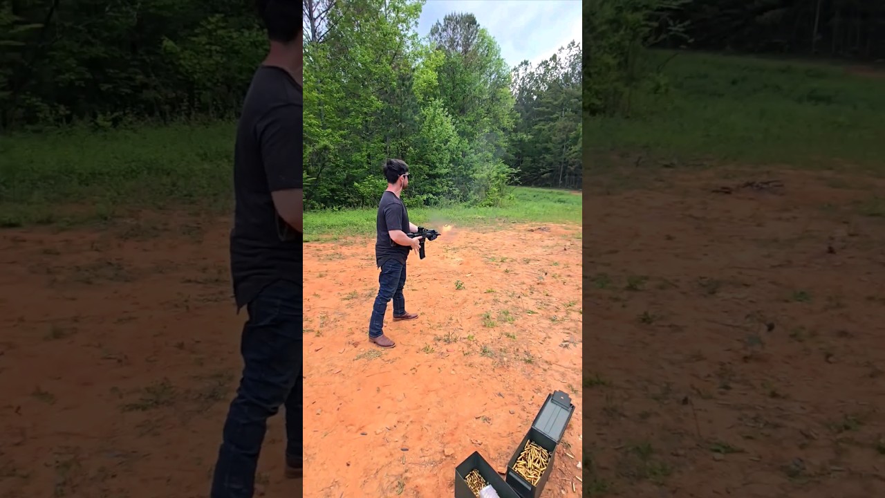 AR Bump fire mag dump 