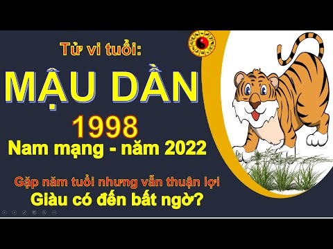 Horoscope 2022 ປີ​ເສືອ​ຍິງ 1998 - ຜູ້​ຊາຍ​, ເປັນ​ປີ​ເສືອ Tien Vo Nhu Nuoc​? | Feng Shui Phu Quy