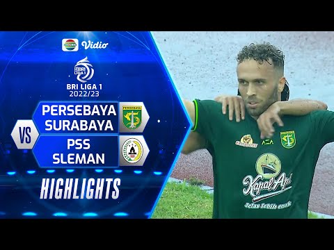 Highlights - Persebaya Surabaya VS PSS Sleman | BRI Liga 1 2022/2023