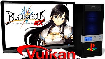 RPCS3 Playstation 3 Emulator - Blade Arcus from Shining EX (2015). Gameplay. Vulkan api. Test #3