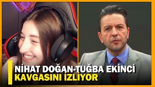 Pqueen - Nihat Doğan Tuğba Ekinci Kavgasını İzliyor (Alsana Haber)