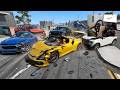 BeamNG Drive Traffic Crashes #08 🚗💥 Realistic Accidents Compilation 4K