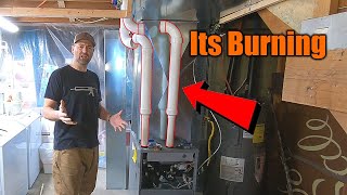 DIY Furnace Install Burns Up Furnace And The House | Don't Make These Mistakes | THE HANDYMAN |