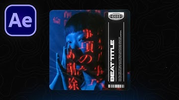 Grid - Audio visualizer template for Adobe After Effects | Music visualization