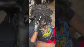 How to properly separate locs that are really matted and combined.