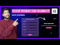 Keep Your Elementor Form Hidden After Submission Using jQuery and Cookies