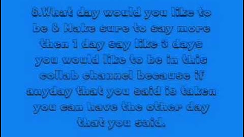 Collab Channel Auditions! [[OPEN]]