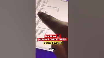 ALWAYS Do This Before Buying a Used Apple MacBook 💻 💰 (could save you $200)