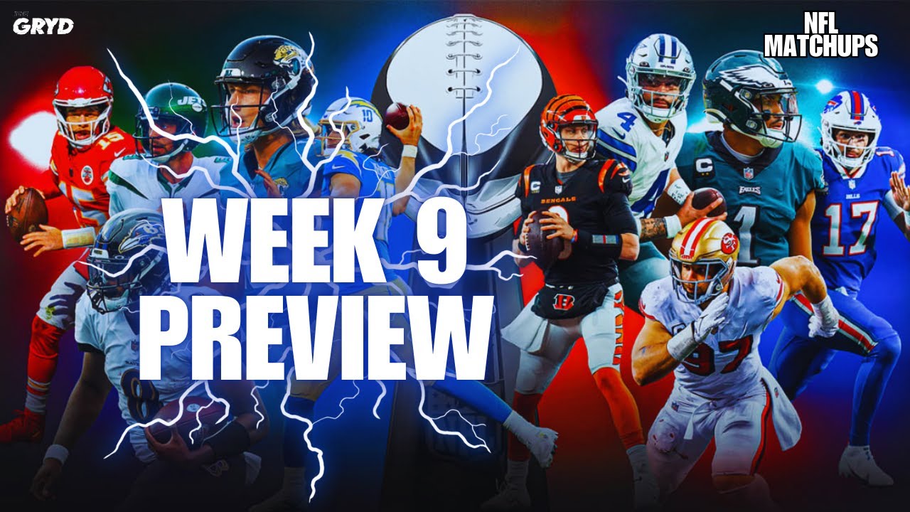 NFL Matchups |🏈 NFL Week 9 Preview & Predictions! 📊 Who Will Rise & Fall?