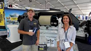 CAT C32B 2433 MHP Triple Turbo Marine Engine at the Palm Beach International Boat Show | YATCO MLS