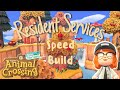 Terraforming and Decorating Around Resident Services — Speed Build // Animal Crossing: New Horizons