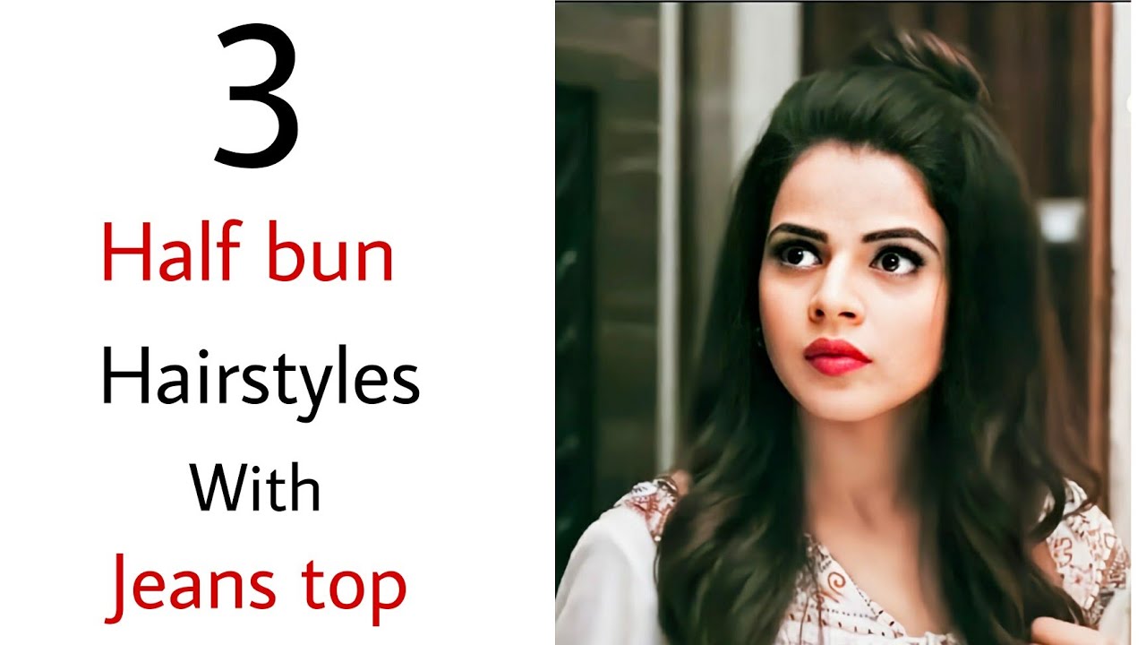 Top 10 hairstyle for jeans & top | hair style girl | easy hairstyles |  trendy hairstyles - YouTube