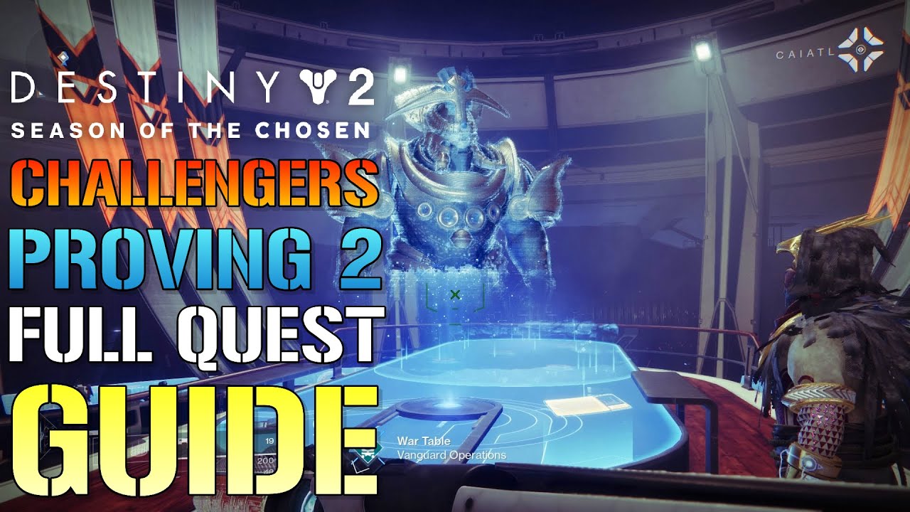Destiny 2 Challenger's Proving 2 Full Quest Guide (Season Of The