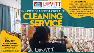 In-Home Drapery Cleaning Service Near Chicago Illinois