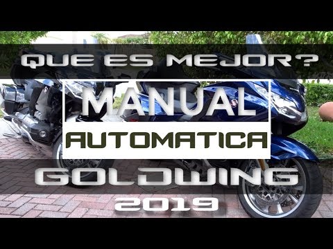 Video: ¿La honda goldwing es automática?