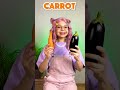 🥕 Pull the leaves... SURPRISE! A veggie appears! 😲✨ #Shorts #Fun