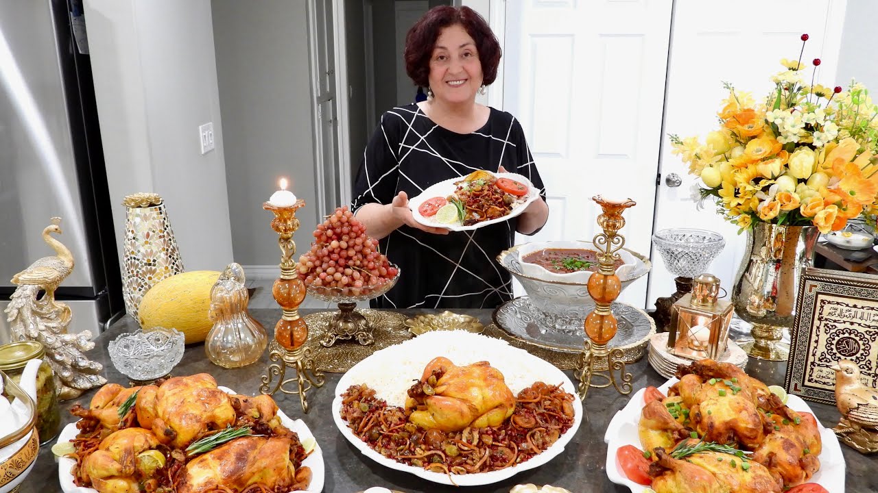 Tasty Stuffed Chicken w/ Qormai Romi - مرغ شکم پر به تازه گی امروز با چلو وقورمه رومی