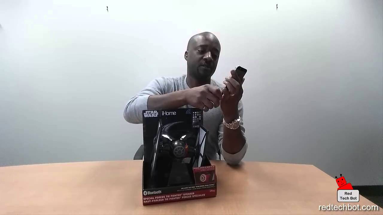 ihome tie fighter bluetooth speaker