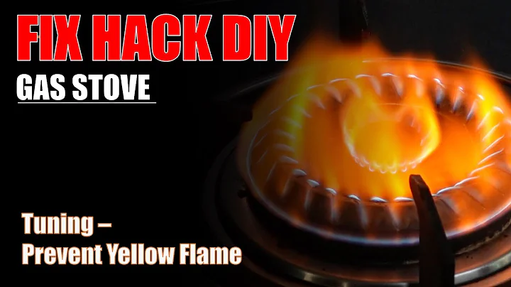 Why is gas stove burning yellow flame creating soot on the pots? (2023)