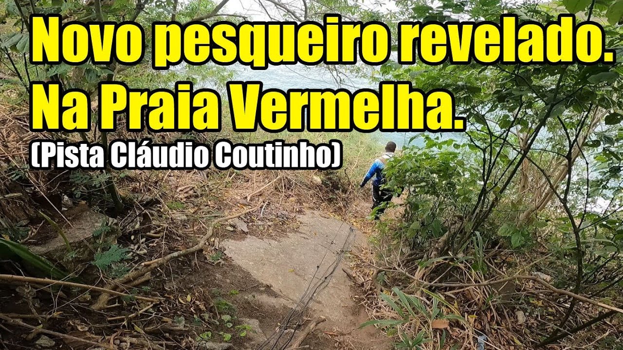 Novo pesqueiro revelado na Praia vermelha ( Pista Cláudio Coutinho ). Pesca Ultralight 