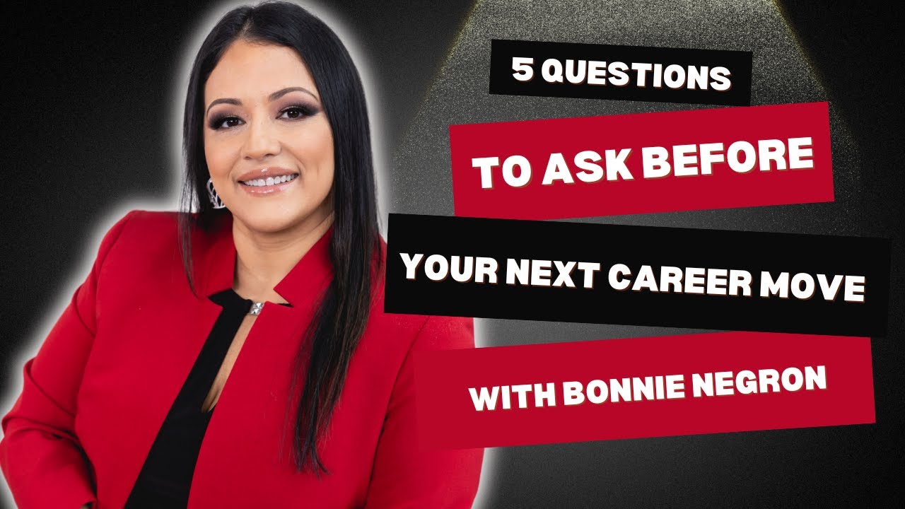 5 Questions To Ask Before Your Next Career Move - YouTube