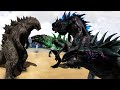 Titanus Gojira vs Godzillark, Gojiran & King Titan