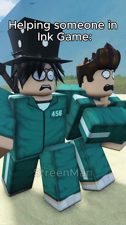 Ink Game Friendships #roblox #robloxanimation