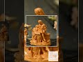 La Pieta by Michelangelo Wooden Statue Catholic Carving Virgin Mary- Jesus Christian Sculpture Re...