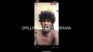 Blackcharcoal Expose Jada Amor And Steph on instagram Live because he got caught cheating on both of