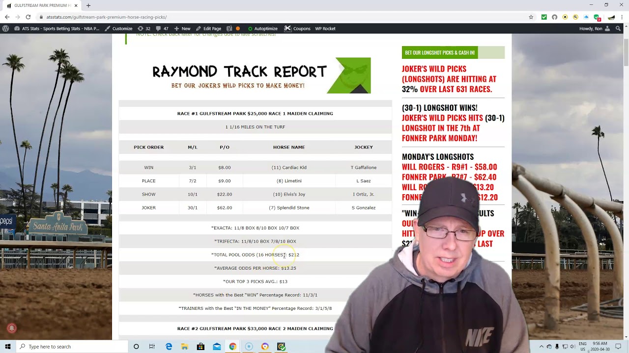 GULFSTREAM PARK FREE HORSE RACING PICKS 43020 YouTube