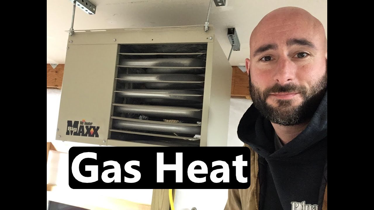 Pole Barn - DIY Gas Heater Install and 1-year Update - YouTube