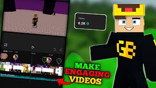 Make Your ENGAGING VIDEOS and Go Viral🔥| How to edit Minecraft videos