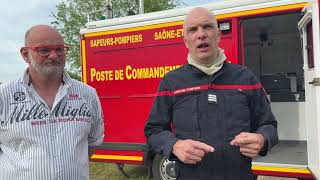 LE CREUSOT : Le Capitaine Romain Comte fait le point sur l'incendie dans la forêt des Combes