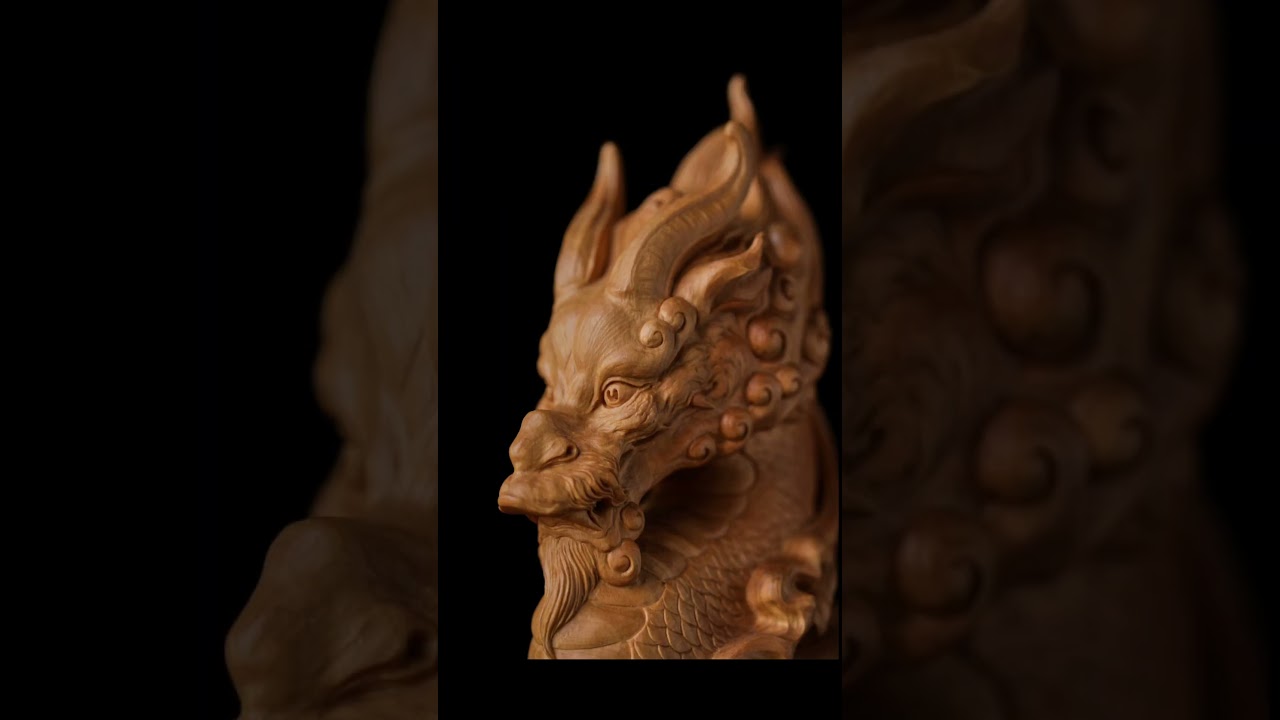 黄杨木| 嘲风#design #古董#家具#art #handmade #woodwork #工艺品#手