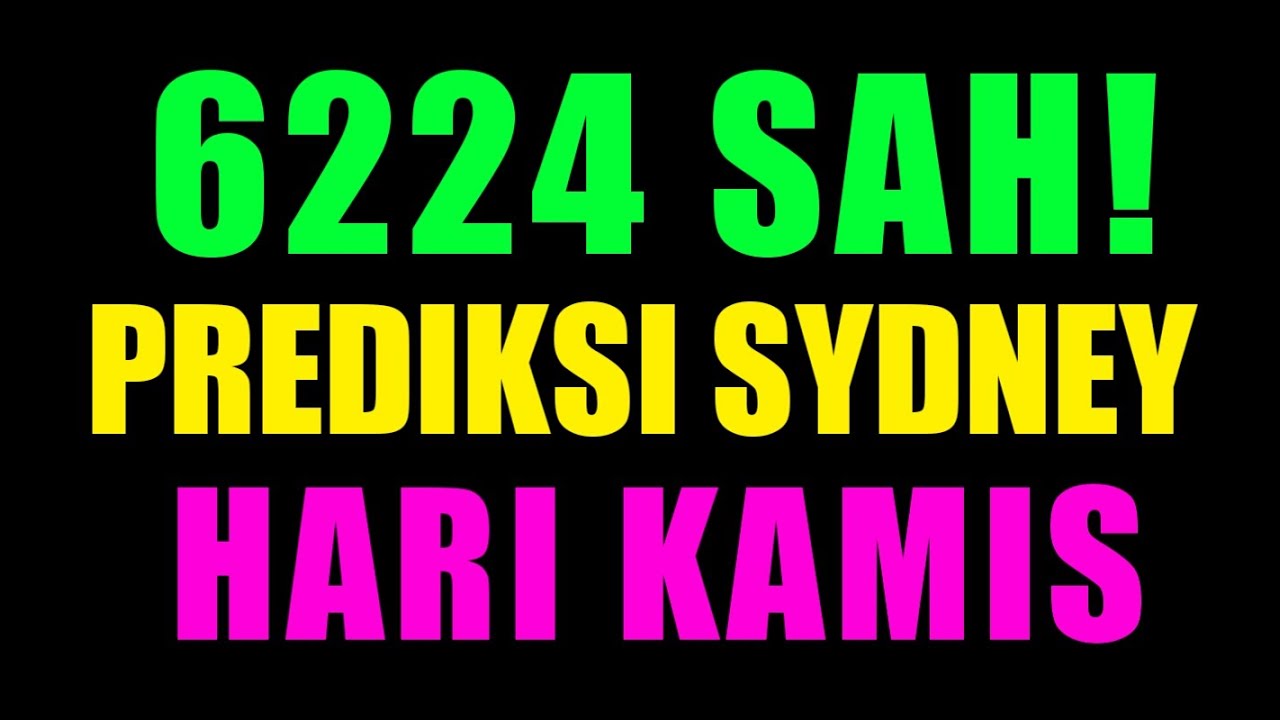 26 Prediksi sydney hari ini berapa