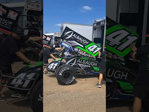 Carson Macedo's car being unloaded@ Eagle Raceway June 9 2026