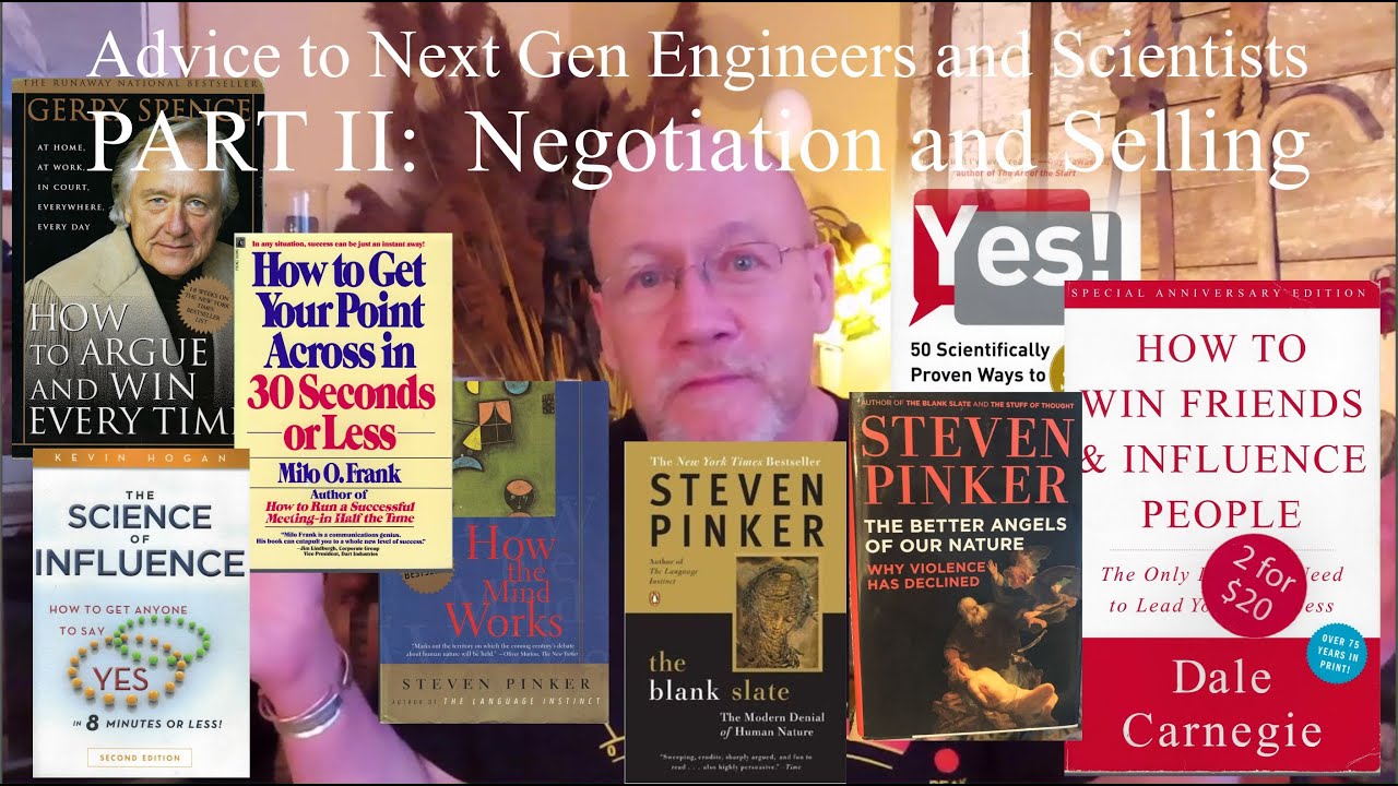 Advice to Next Gen Engineers Part II Negotiation and Selling 00