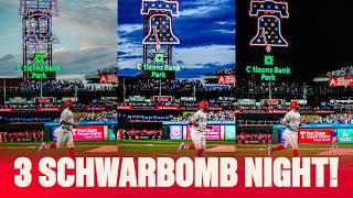 2 SCHWARBOMBS IN ONE INNING?! | Kyle Schwarber's 3-Homer Night Versus the New York Mets